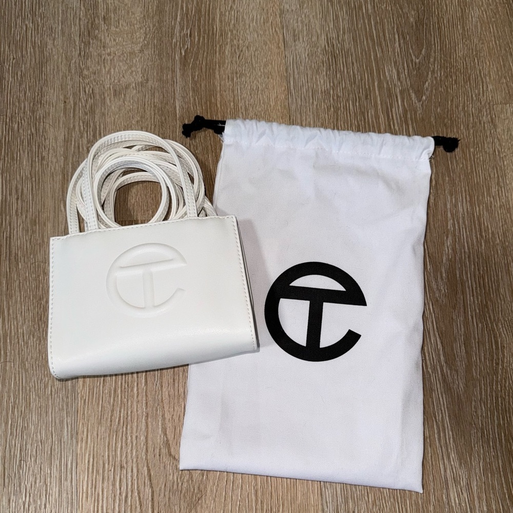 Telfar small shopping bag - white